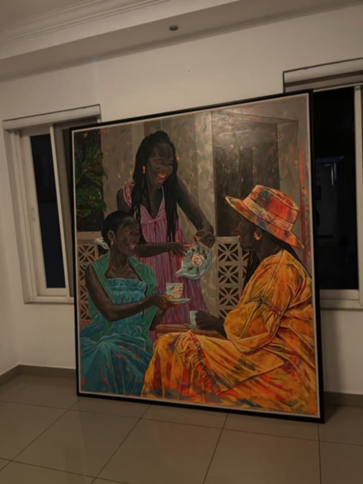 Artwork presented by ARTSASA Contemporary Art Gallery in Nairobi